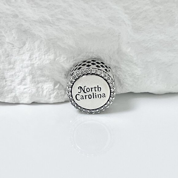 Pandora North Carolina Exclusive Bead Charm S925 Silver Charm - Picture 4 of 4